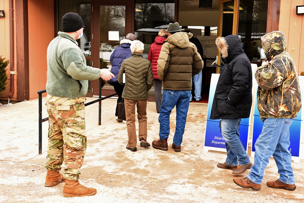 Michigan’s Task Force Spartan, Administers the COVID-19 Vaccine