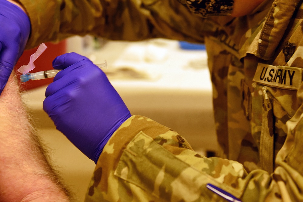 Michigan’s Task Force Spartan, Administers the COVID-19 Vaccine