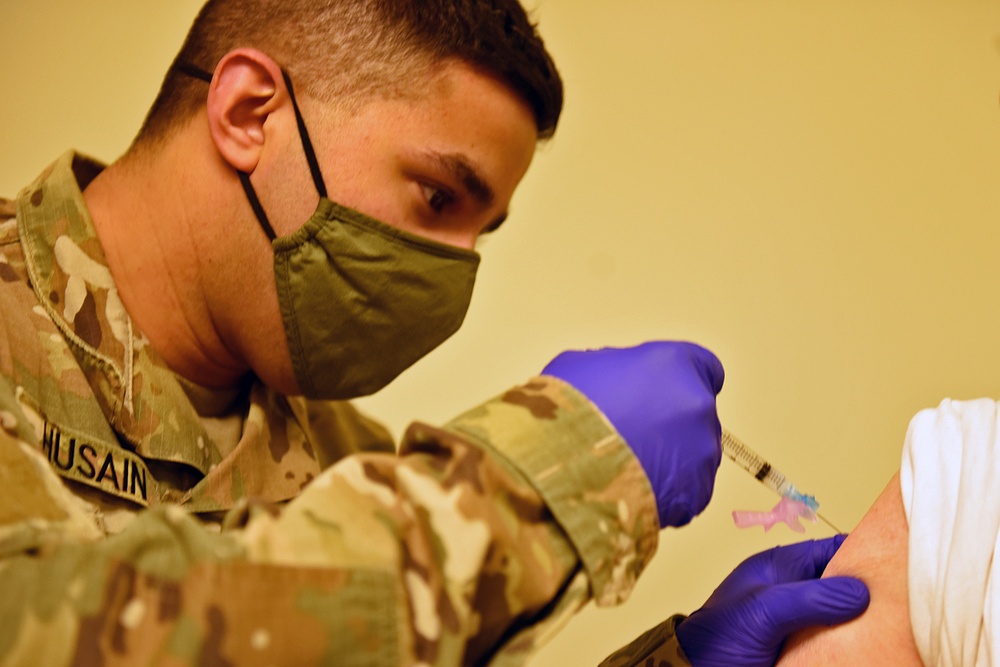 Michigan’s Task Force Spartan, Administers the COVID-19 Vaccine