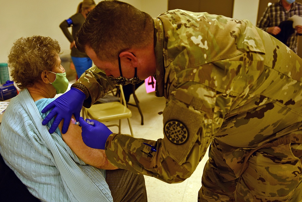 Michigan’s Task Force Spartan, Administers the COVID-19 Vaccine