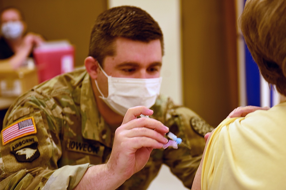 Michigan’s Task Force Spartan, Administers the COVID-19 Vaccine