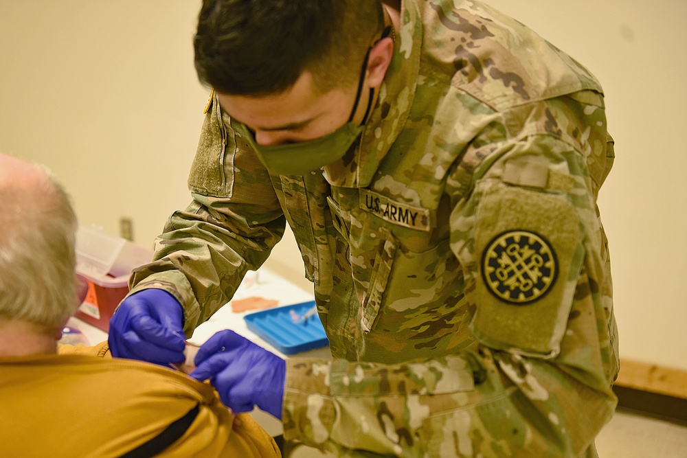Michigan’s Task Force Spartan, Administers the COVID-19 Vaccine