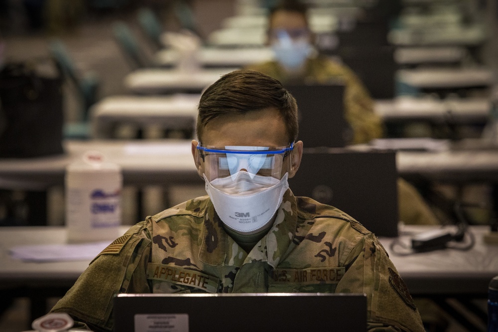Airmen support Atlantic vaccine site