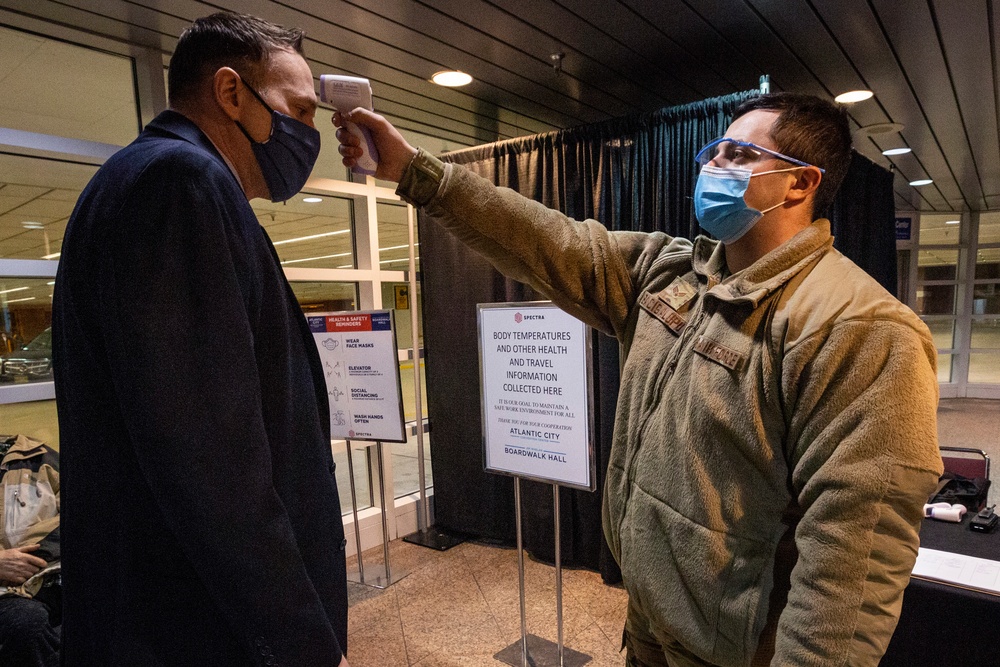 Airmen support Atlantic vaccine site