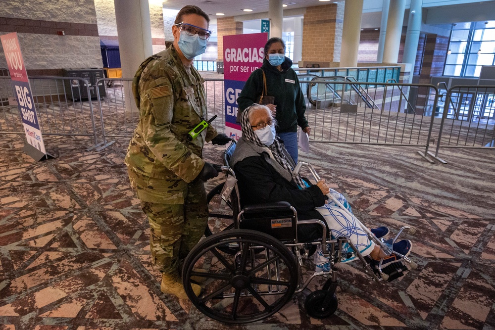 Airmen support Atlantic vaccine site