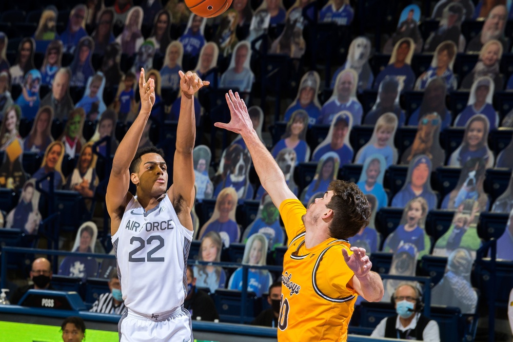 U.S. Air Force Academy Men's Basketball vs University of Wyoming Jan 2021