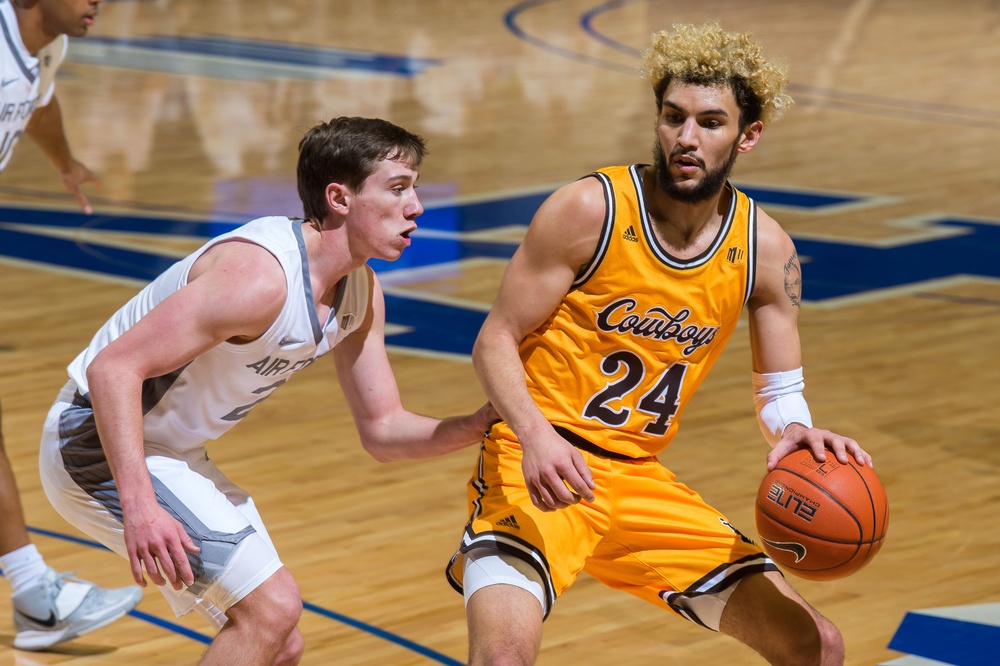 U.S. Air Force Academy Men's Basketball vs University of Wyoming Jan 2021