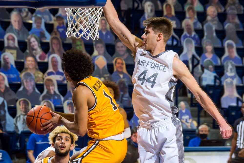 U.S. Air Force Academy Men's Basketball vs University of Wyoming Jan 2021