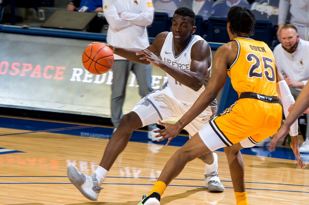 U.S. Air Force Academy Men's Basketball vs University of Wyoming Jan 2021