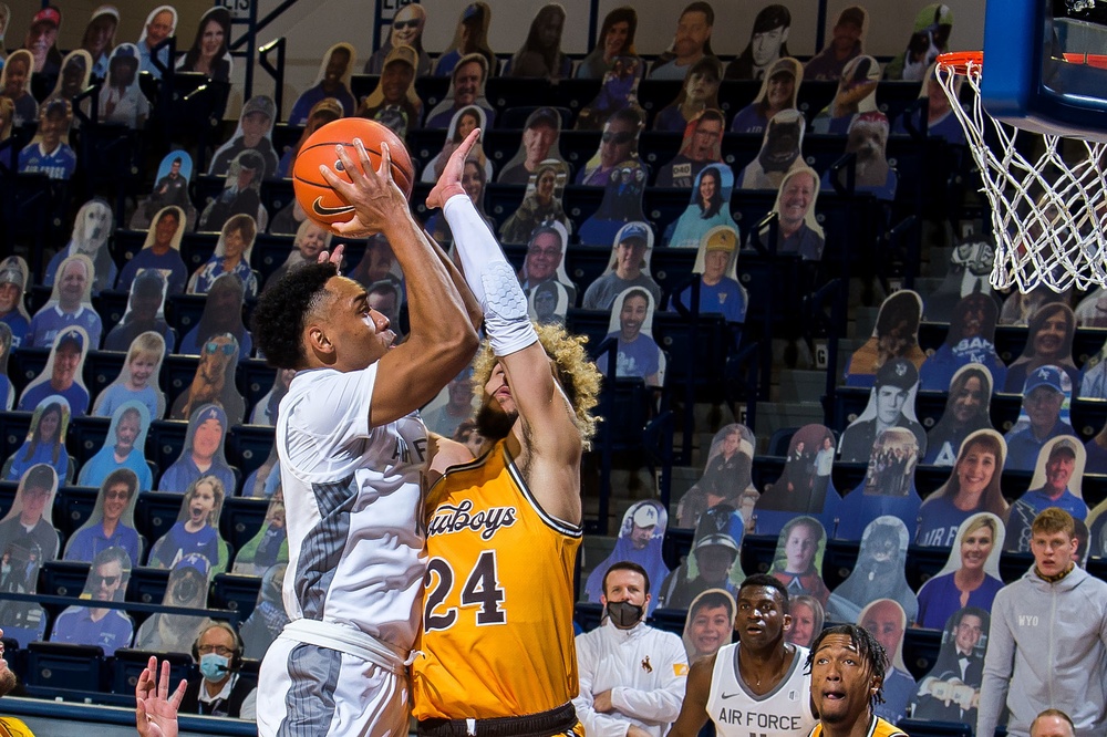 U.S. Air Force Academy Men's Basketball vs University of Wyoming Jan 2021