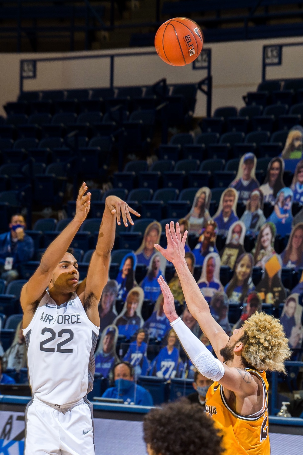 U.S. Air Force Academy Men's Basketball vs University of Wyoming Jan 2021