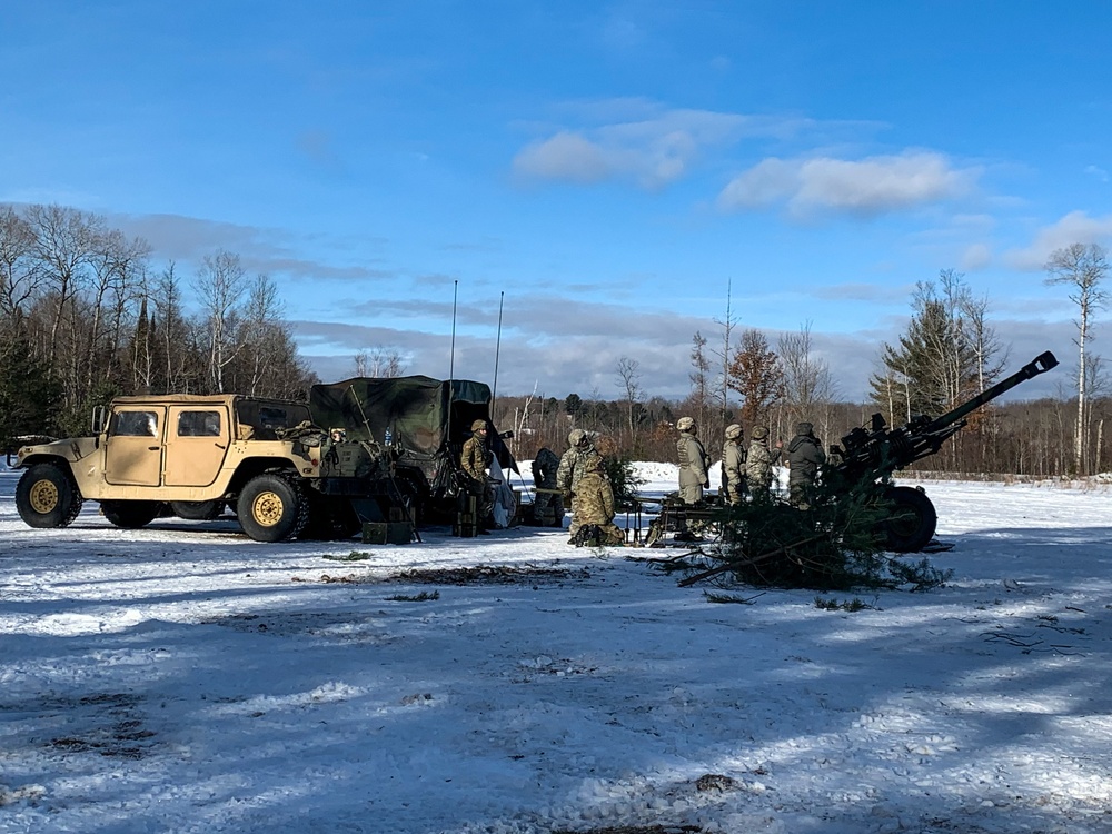 Wisconsin Artillery Awaits Call to Fire at Winter Strike 21
