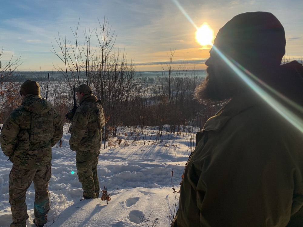 Cold Weather Training at Winter Strike 21 in Camp Grayling