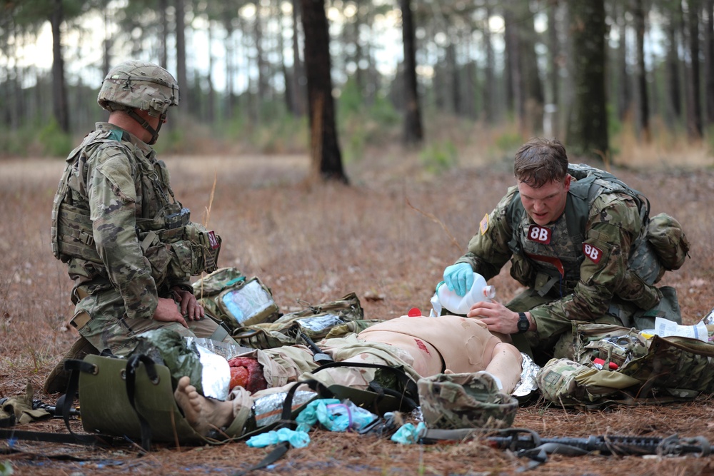 2021 Command Sgt. Maj. Jack L. Clark, Jr. U.S. Army Best Medic Competition Tactical Combat Casualty Care Lane