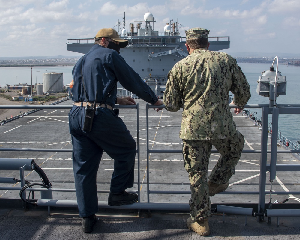 USS Hershel &quot;Woody&quot; Williams in Djibouti