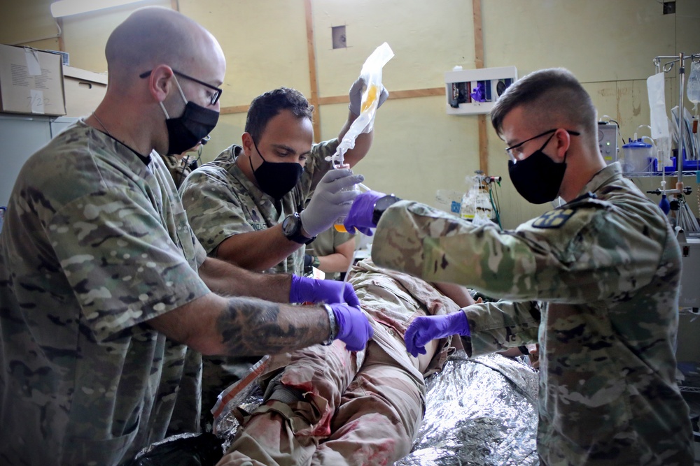 MASCAL Exercise Provides AAAB Medics Opportunity to Hone Skills