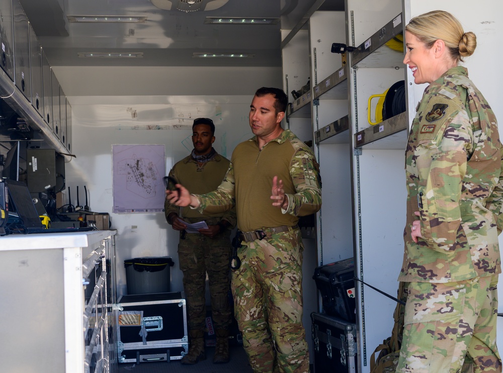379th AEW Command Chief tours EOD