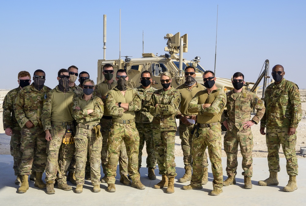 379th AEW Command Chief tours EOD