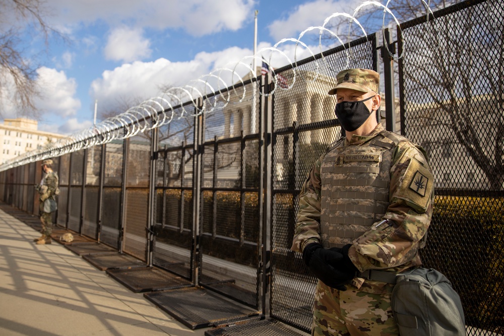 New York National Guard Provides Security in Washington D.C.