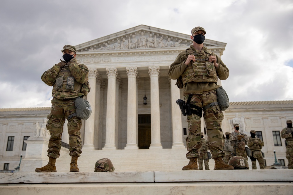 New York National Guard Provides Security in Washington D.C.