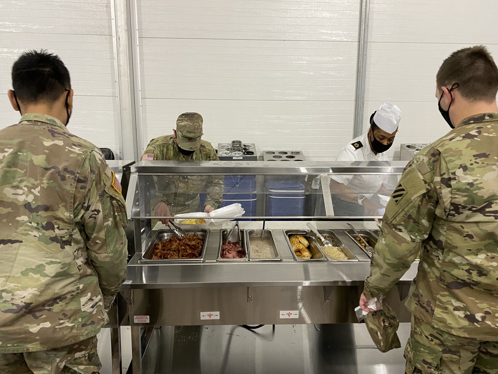 Hunter Army Airfield opens temporary dining facility