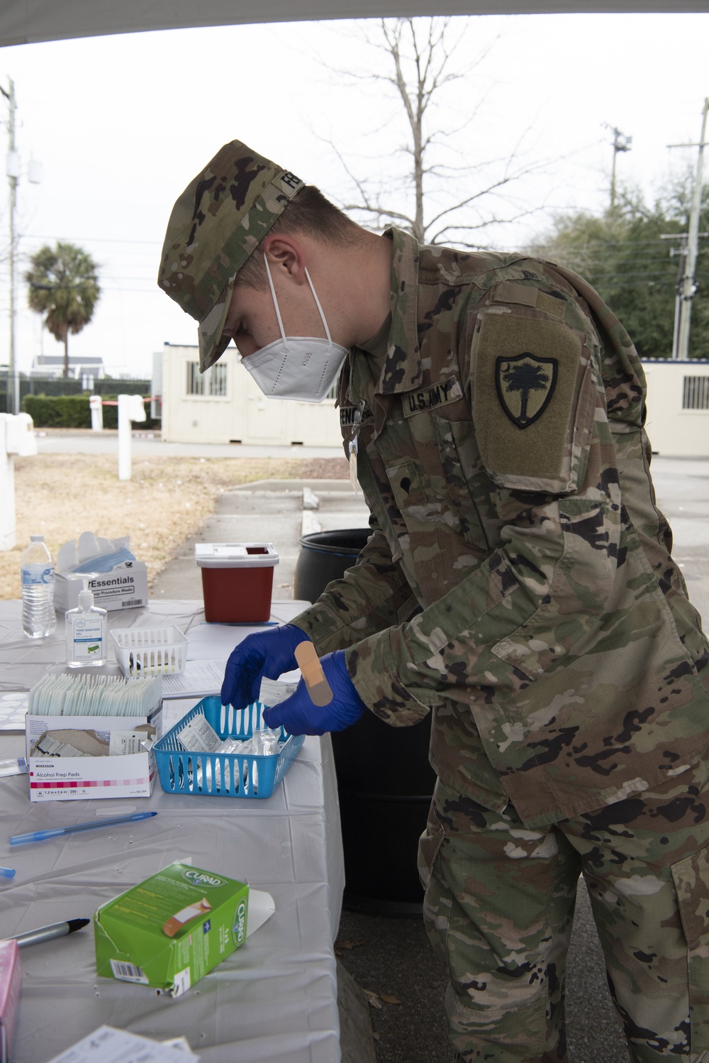 South Carolina National Guard serves citizens at Columbia vaccination site