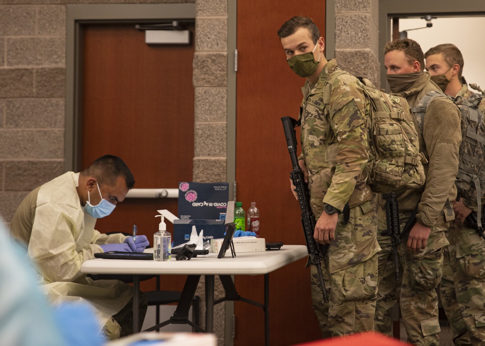 Utah National Guard Soldiers arrive back in Utah after presidential inauguration