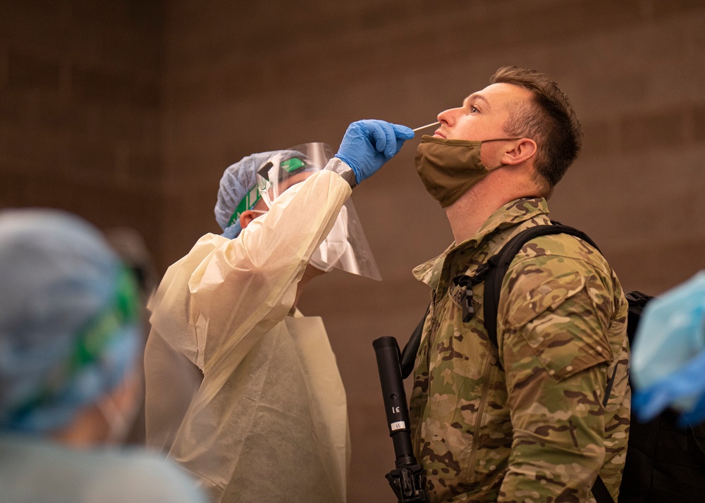 Utah National Guard Soldiers arrive back in Utah after presidential inauguration
