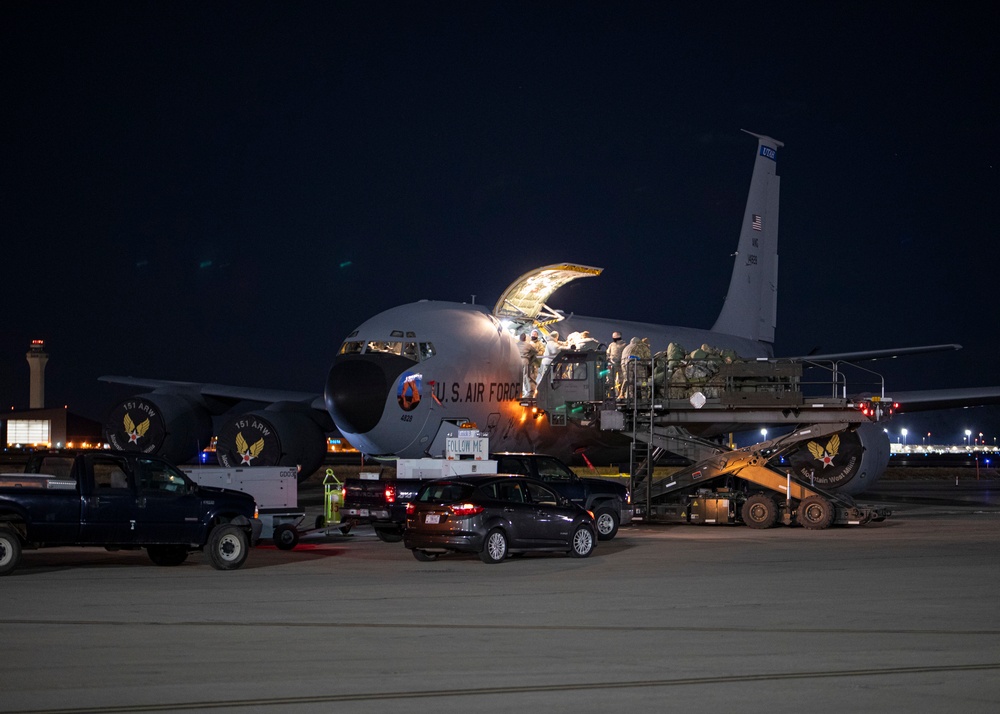 Utah National Guard Soldiers arrive back in Utah after presidential inauguration