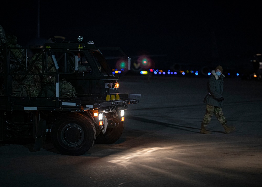 Utah National Guard Soldiers arrive back in Utah after presidential inauguration