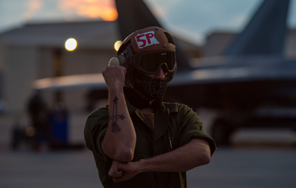 VAQ-132 prepares for night ops