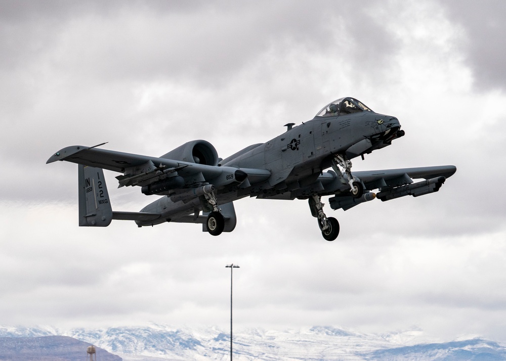 A-10 Thunderbolt II takes off during Red Flag 21-1