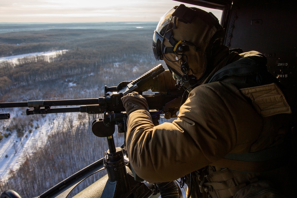 Marines train with Air National Guard in frigid Michigan weather: Close Air Support Mission