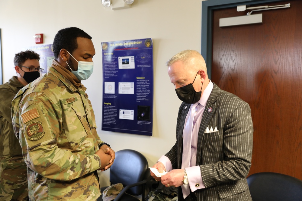 New Jersey Representative Jeff Van Drew visits with National Guard Soldiers and Airmen from New Jersey