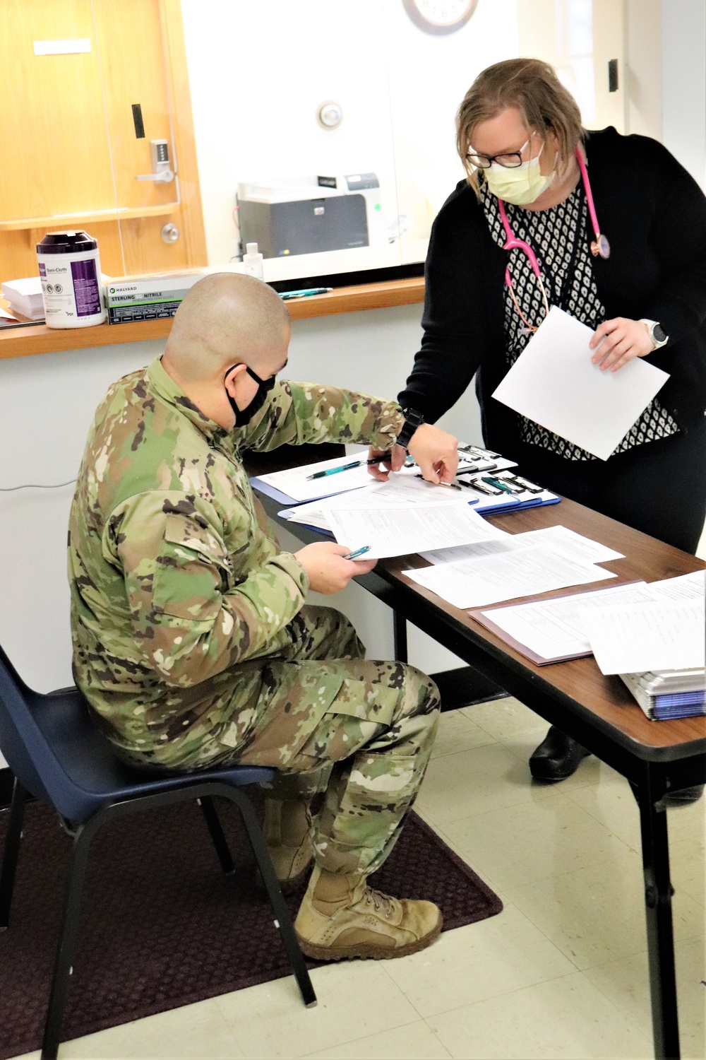 First COVID-19 vaccinations take place at Fort McCoy