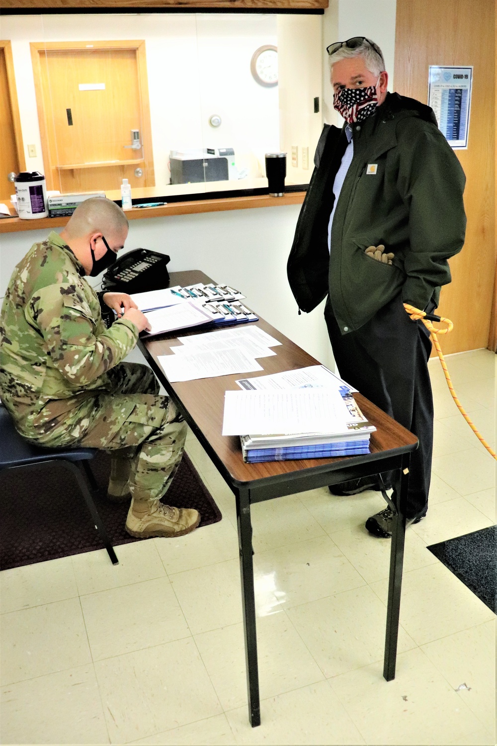 First COVID-19 vaccinations take place at Fort McCoy