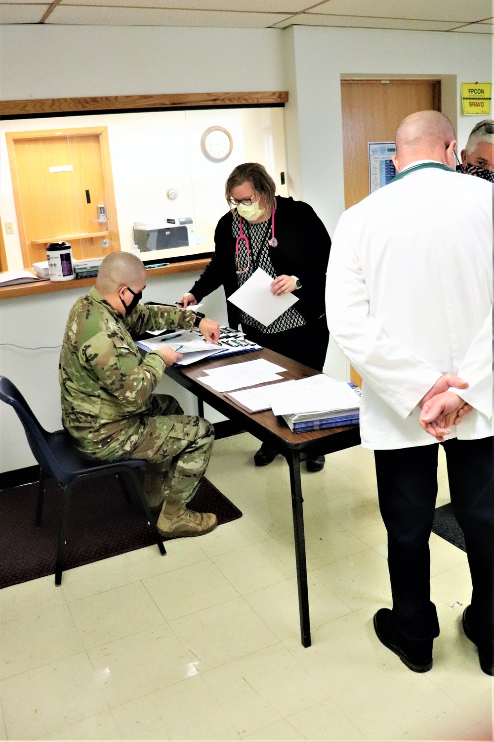 First COVID-19 vaccinations take place at Fort McCoy