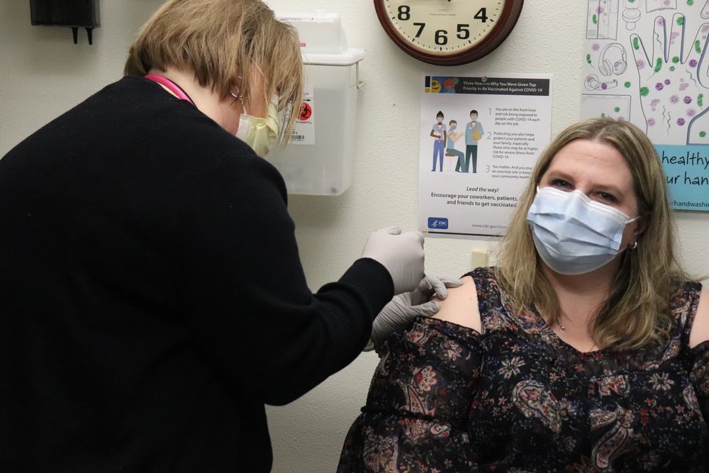First COVID-19 vaccinations take place at Fort McCoy