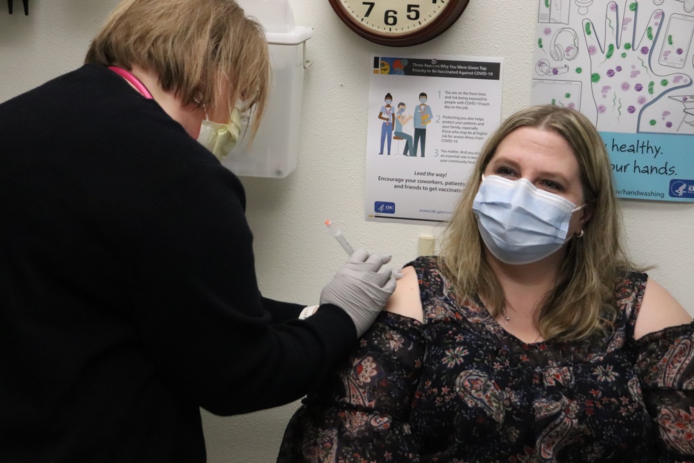 First COVID-19 vaccinations take place at Fort McCoy