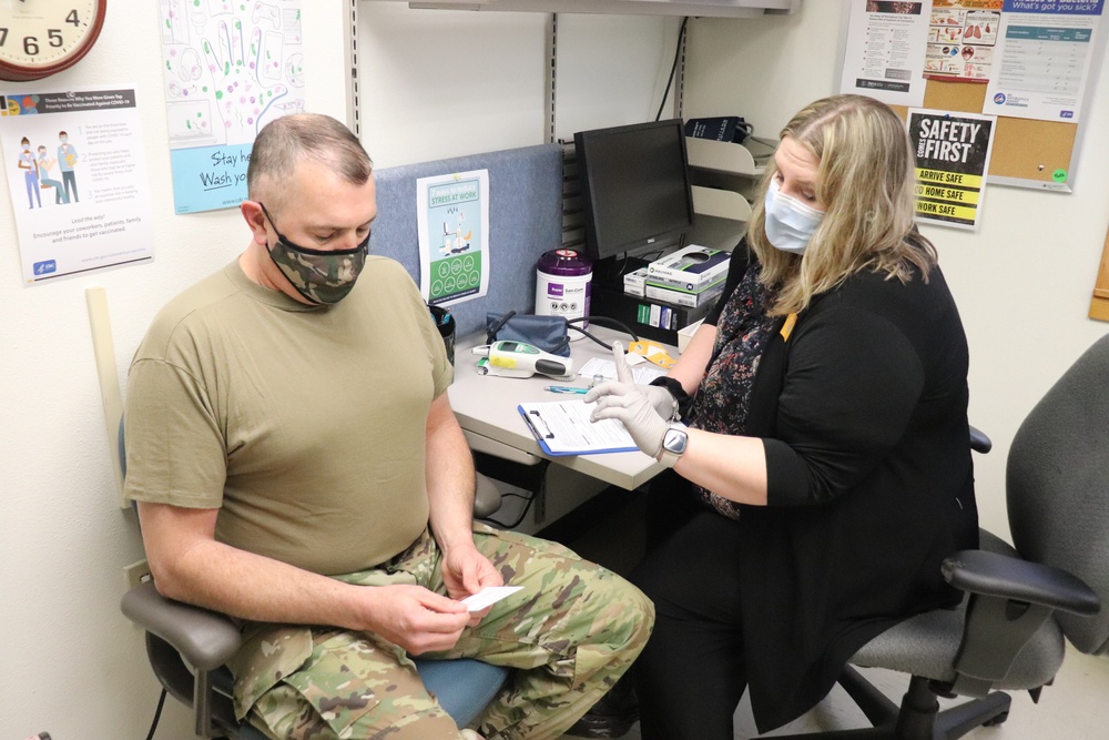 First COVID-19 vaccinations take place at Fort McCoy