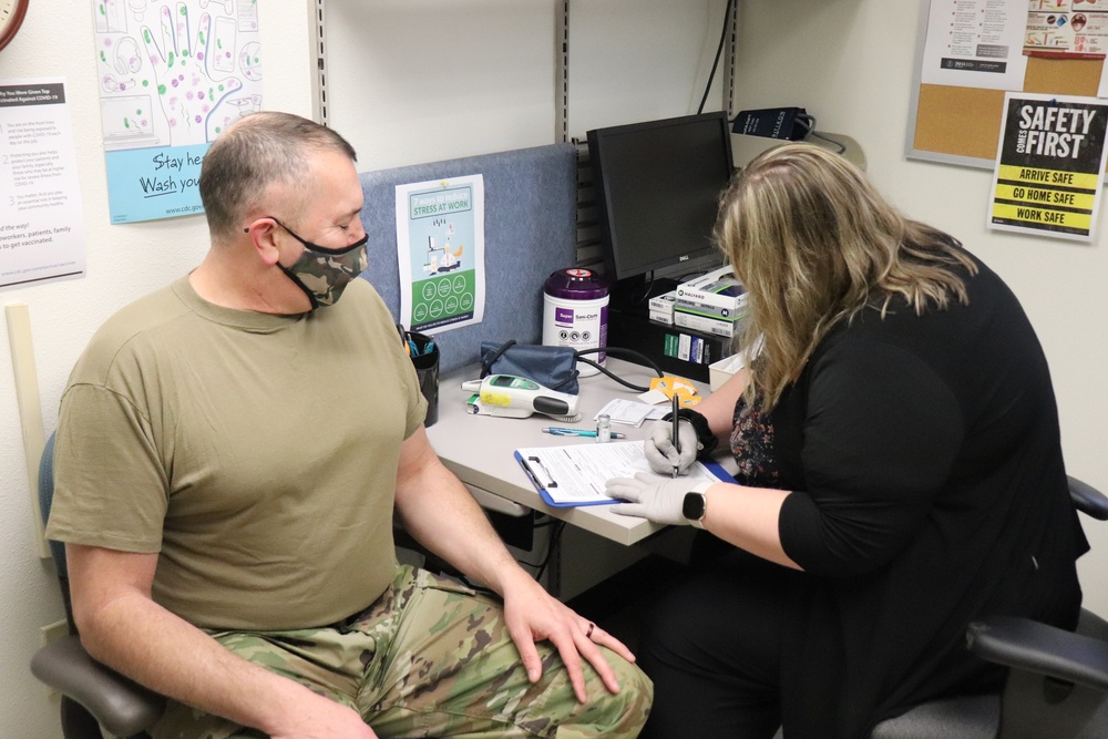 First COVID-19 vaccinations take place at Fort McCoy