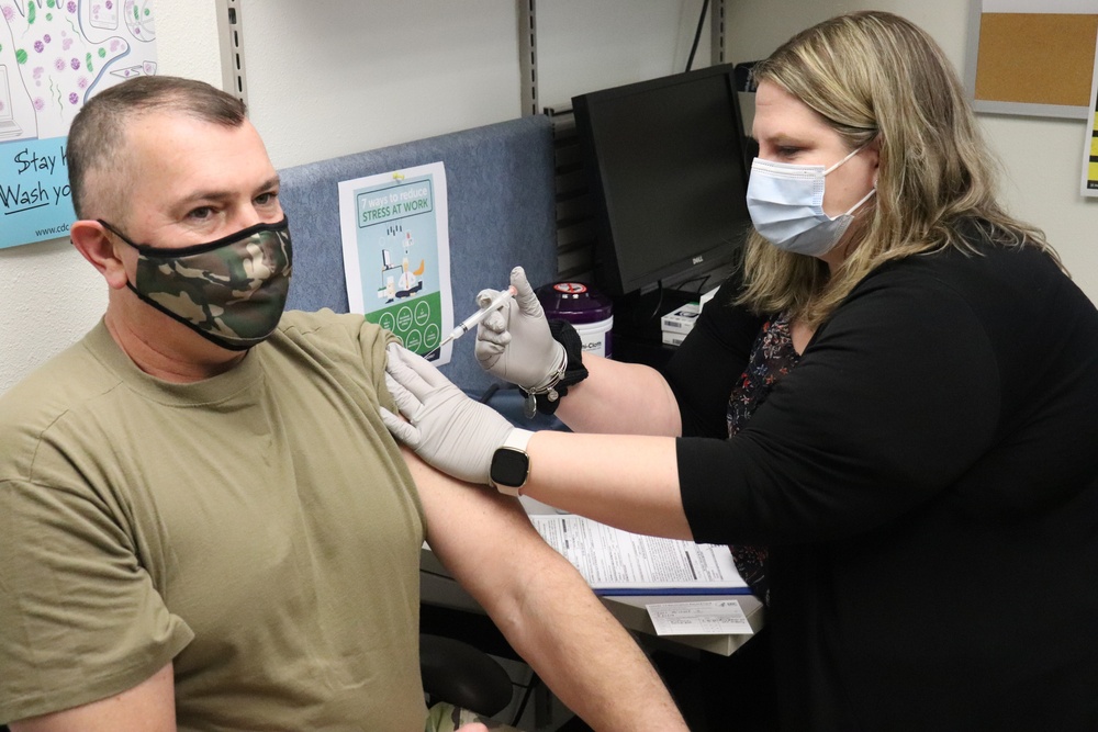 Fort McCoy personnel receive first COVID-19 vaccinations at installation
