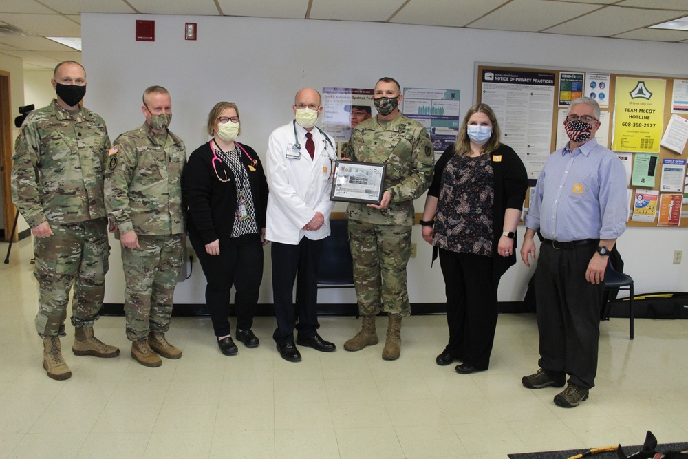 Fort McCoy personnel receive first COVID-19 vaccinations at installation