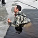 CWOC class 21-02 students participate in cold-water immersion training at Fort McCoy