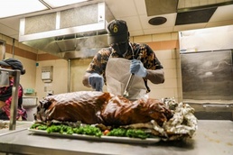 Soldiers Prepare Award Winning Feast, Celebrate Thanksgiving as Family