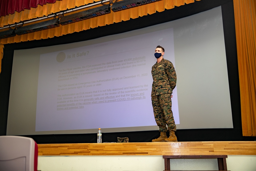 III MEF holds COVID-19 Vaccine Brief