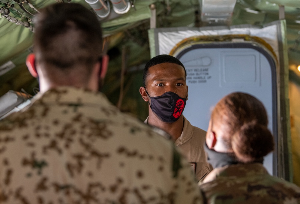 Fueling knowledge: 350th EARS conducts KC-135 tour