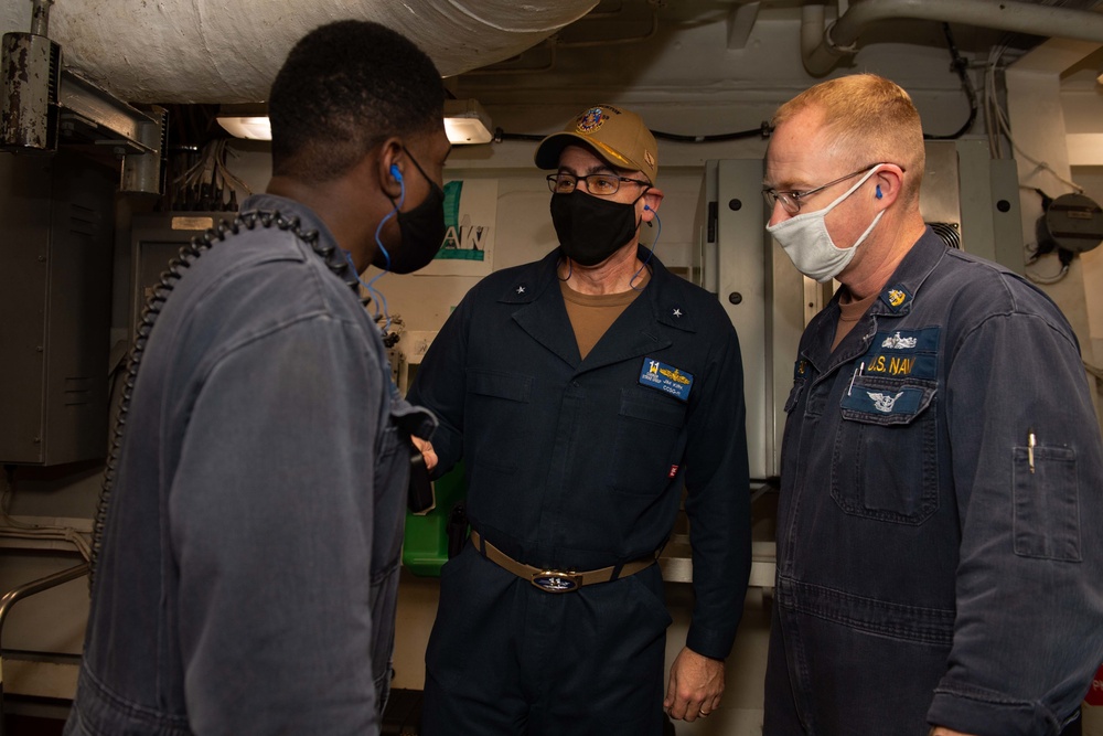 CSG 11 Visits USS Princeton