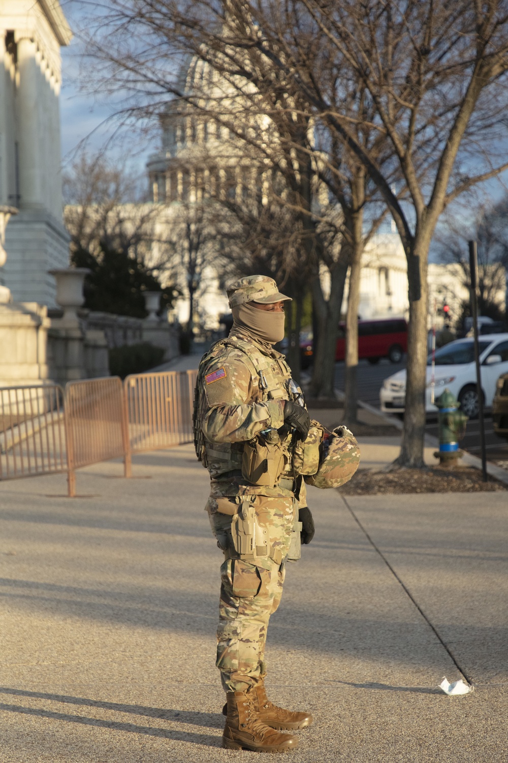 Massachusetts National Guard Provides Security in Washington