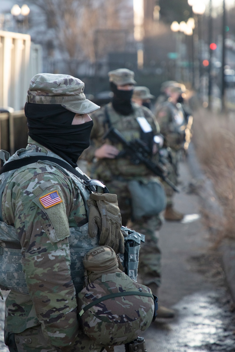 Massachusetts National Guard Provides Security in Washington